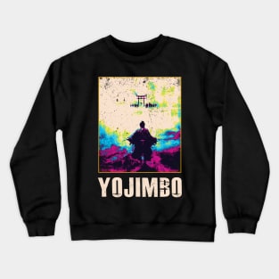 Swordplay Symphony Yojimbos Movie Tee Celebrating Akira Kurosawa's Samurai Masterpiece and Toshiro Mifune's Iconic Ronin Role Crewneck Sweatshirt